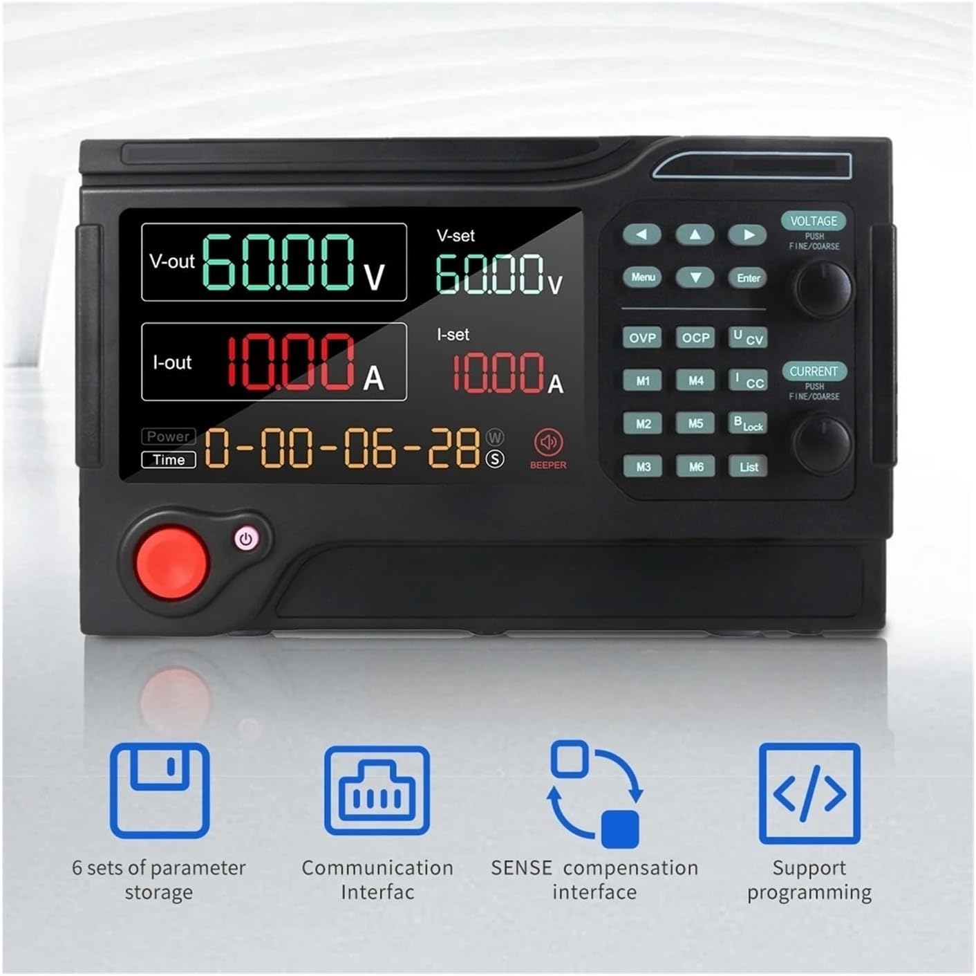 中本 MY-K60005PE 高電圧 3000w 600v 5a 実験室スイッチング 調節可能な